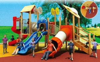 QX-074C Wooden outdoor playground $1500-15000/set