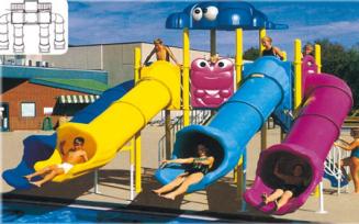 QX-081A kids playground tube slides $1500-15000/set