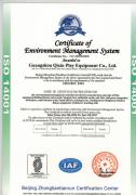 ISO environmental certification