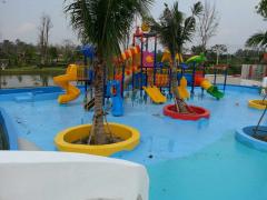 Waterpark playground in Thailand 