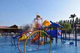 Large plastic kids water playground in Chile